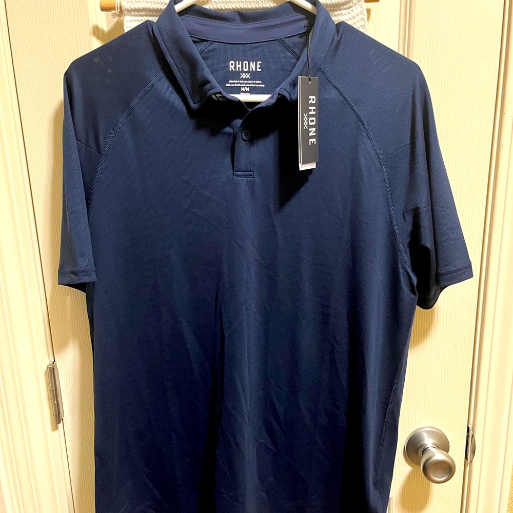 Rhône men’s polo navy blue